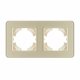 Рамка на 2 поста стеклянная Arlight FRM-OMALI-SFGS-2-GD 049711