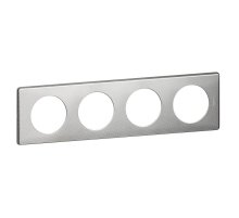 Рамка 4-постовая Legrand Celiane сильвер пунктум 068724