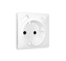 Лицевая панель для розетки с/з со шторками 2USB A+C Ambrella Volt Alfa AP1100