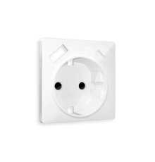 Лицевая панель для розетки с/з со шторками 2USB A+C Ambrella Volt Alfa AP1100