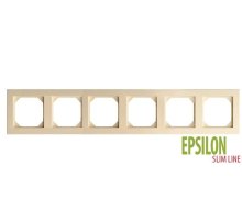 Рамка шестиместная Liregus Epsilon 28-0886