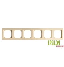 Рамка шестиместная Liregus Epsilon 28-0886