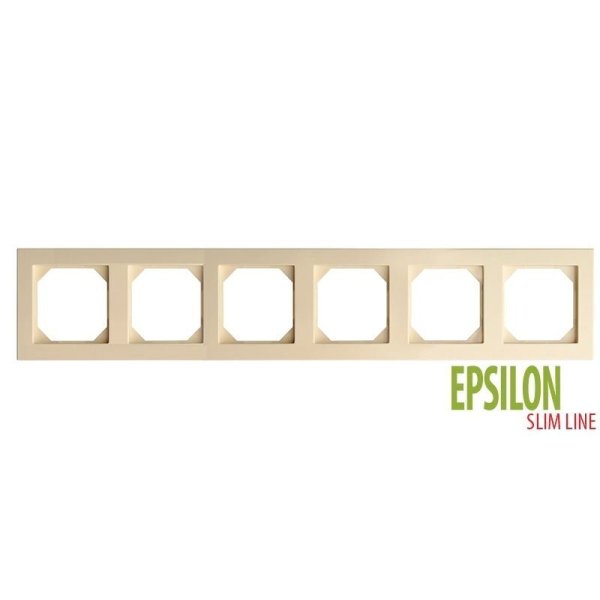 Рамка шестиместная Liregus Epsilon 28-0886