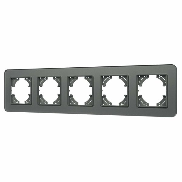 Рамка на 5 постов стеклянная Arlight FRM-OMALI-SFGS-5-GR 049722