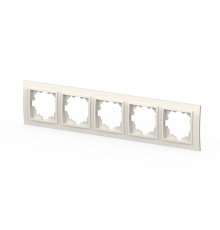 Рамка пятиместная ELBI Zena 500-010200-250