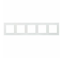 Рамка на 5 постов Arlight FRM-GLARE-GS-5-WH 043805