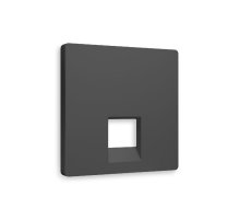 Лицевая панель для компьютерной/телефонной розетки RJ-45/RJ-11 Ambrella Volt Alfa AP9120
