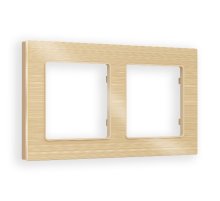 Рамка двухместная Ambrella Volt Platos AF550302