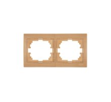 Рамка 2-местная горизонтальная Lezard Mira 701-4700-147 Рамка 2-местная горизонтальная Lezard Mira 701-4700-147