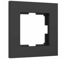 Рамка на 1 пост Werkel Slab черный матовый W0012908 4690389193293 a062799