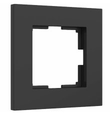 Рамка на 1 пост Werkel Slab черный матовый W0012908 4690389193293 a062799