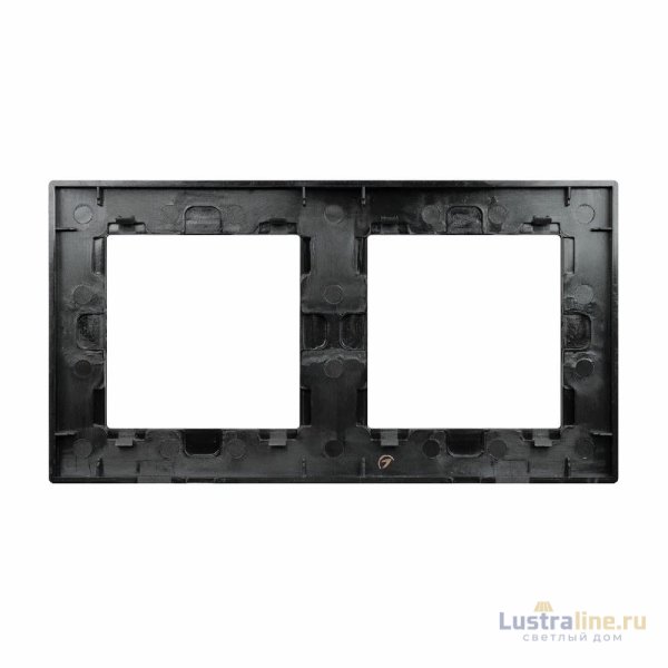 Рамка двухместная Arlight FRM-PRESTO-ALS-2-BK 043855