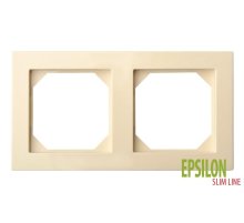 Рамка двухместная Liregus Epsilon 28-0882