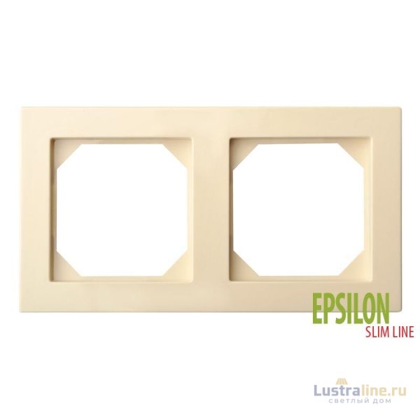 Рамка двухместная Liregus Epsilon 28-0882