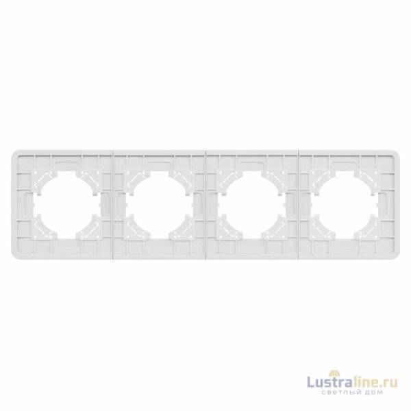 Рамка на 4 поста алюминиевая Arlight FRM-AKIRY-AL-4-SR 049731