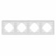 Рамка на 4 поста алюминиевая Arlight FRM-AKIRY-AL-4-SR 049731