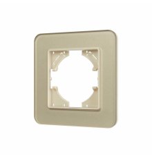Рамка стеклянная на 1 пост Arlight FRM-OMALI-SFGS-1-GD 049679