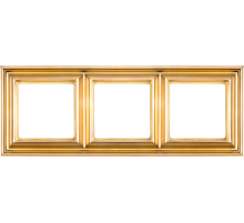 Рамка трехместная Jung EPD483GO Рамка трехместная Jung EPD483GO