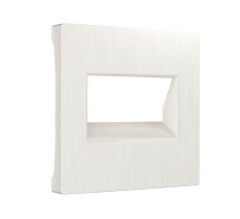 Накладка Werkel для двойной розетки Еthernet RJ-45 перламутровый рифленый W1191113 4690389161124