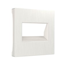 Накладка Werkel для двойной розетки Еthernet RJ-45 перламутровый рифленый W1191113 4690389161124