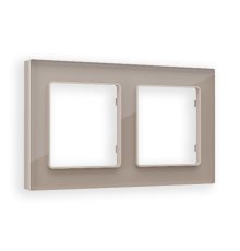 Рамка двухместная Ambrella Volt Platos AF380602