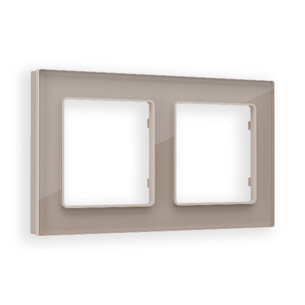 Рамка двухместная Ambrella Volt Platos AF380602