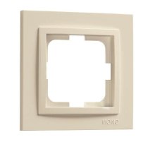 Рамка на 1 пост Mono Electric Despina крем 102-170000-160