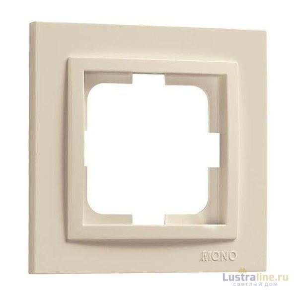 Рамка на 1 пост Mono Electric Despina крем 102-170000-160