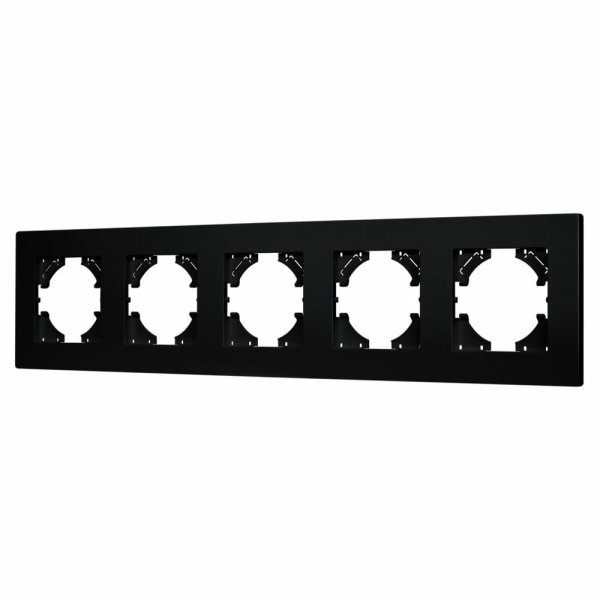 Рамка на 5 постов пластиковая Arlight FRM-PERIO-PL-5-BK 049763