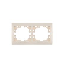 Рамка 2-местная горизонтальная Lezard Mira 701-0300-147