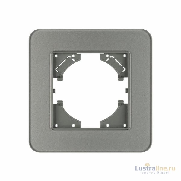 Рамка стеклянная на 1 пост Arlight FRM-OMALI-GS-1-GR 049665