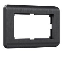 Рамка для двойной розетки Werkel Stream графит W0082104 4690389162541
