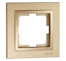 Рамка на 1 пост Mono Electric Despina титан 102-220000-160