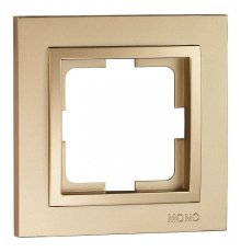 Рамка на 1 пост Mono Electric Despina титан 102-220000-160