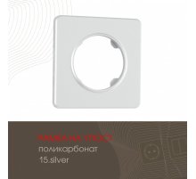 Рамка одноместная Arte Milano 502.15-1.silver