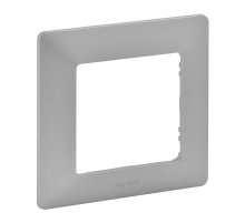 Рамка 1-постовая Legrand Valena Life Алюминий 754137