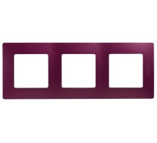 Рамка 3-постовая Legrand Etika сливовая 672563