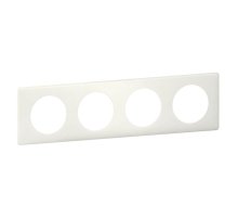 Рамка 4-постовая Legrand Celiane белая перкаль 066704