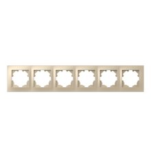 Рамка шестиместная ELBI Vega 510-012500-252