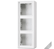 Коробка трехместная Jung LS583ASW