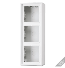 Коробка трехместная Jung LS583ASW