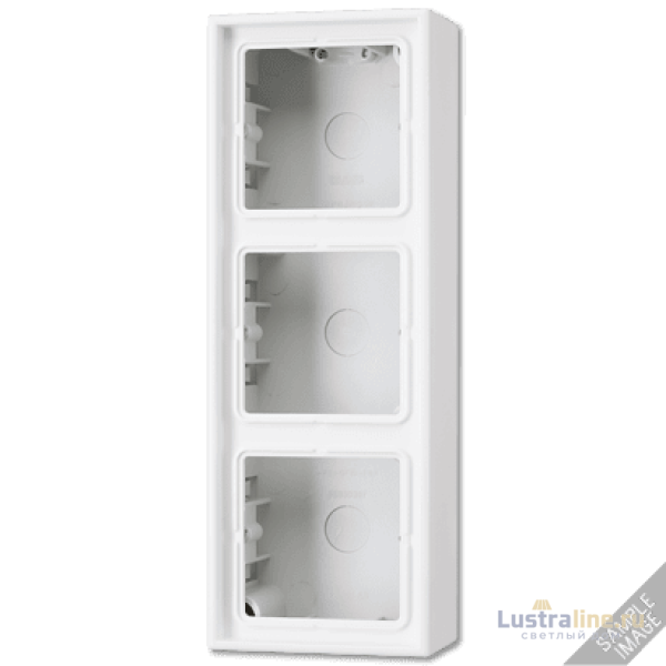 Коробка трехместная Jung LS583ASW