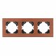 Рамка на 3 поста из натурального дерева Arlight FRM-XSILO-WD-3-NL 050873