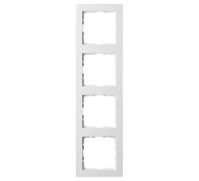 Рамка Jasmart G-Classic 4-постовая белый глянцевый поликарбонат G1004W