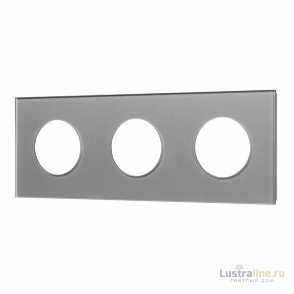 Рамка стеклянная на 3 поста Arlight FRM-GLARE-GC-3-GR 043840
