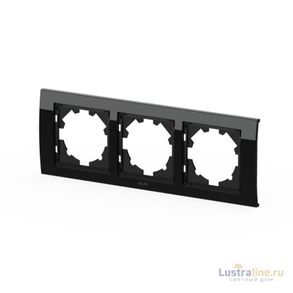 Рамка трехместная ELBI Zena Platin 500-073300-227