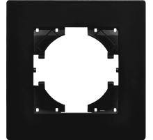 Рамка пластиковая на 1 пост Arlight FRM-PERIO-PL-1-BK 049689