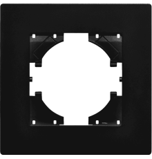 Рамка пластиковая на 1 пост Arlight FRM-PERIO-PL-1-BK 049689