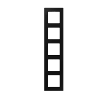 Рамка пятиместная Jung A5585BFSWM