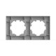 Рамка двухместная ELBI Vega 510-015600-226
